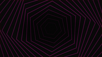 Purple hexagon beautiful Visual Loops background concept