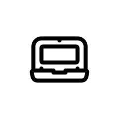 laptop vector icon. computer component icon outline style. perfect use for logo, presentation, website, and more. simple modern icon design line style