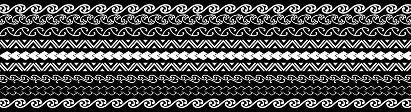 maori geometric pattern tattoo design texture 마오리 문양 타투 도안