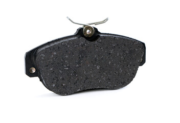Brake pads for the car isolated on a white background.Car parts, brake system, car brake system...