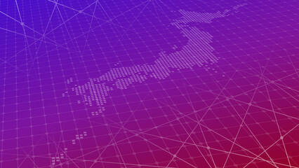 日本のデジタルな背景