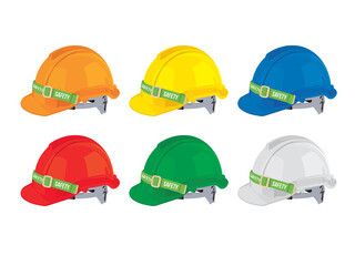 Safety Hat isolated on white
