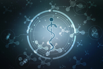 Medical and Health care concept background, Medical Science, Biotechnology concept background