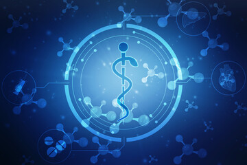 Medical and Health care concept background, Medical Science, Biotechnology concept background