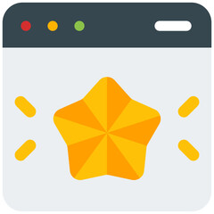 website flat icon