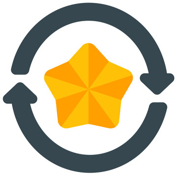 repurchase flat icon
