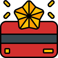 card filled outline icon