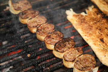 Barbecue Tomahawk Steak. High quality photo