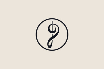 Logo Letter P music