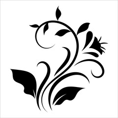 Obraz premium Floral Ornamental Borders Element