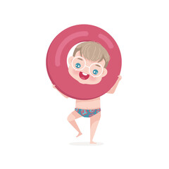 Child in Swimsuit