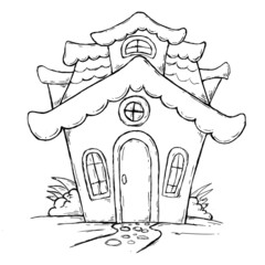 drawing of a house