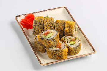 Japanese tempura rill with fish