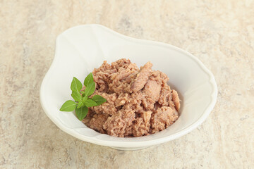 Canned tuna fish for salad