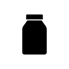 medicine bottle simple icon