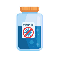Fototapeta premium covid19 vaccine vial