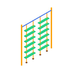 Hanging Ladder Playground Composition