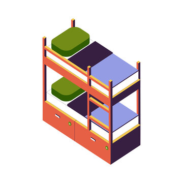 recommend clip art: Hostel Bunk Bed Composition