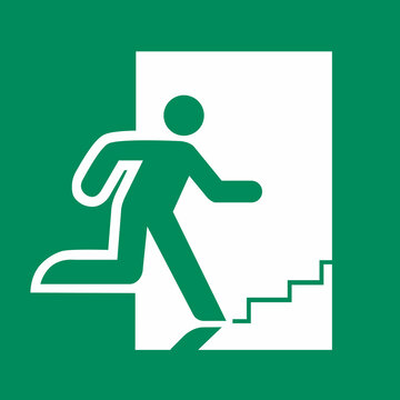 se&ntilde;al, verde, emergencia, SE008, pictograma, vector, derecha, puerta, salir, ruta, se&ntilde;ales, imagen, indicar, norma, normatividad, anuncio, s&iacute;mbolo, escalera, pictograma, est&aacute;ndar, informaci&oacute;n, salir, 