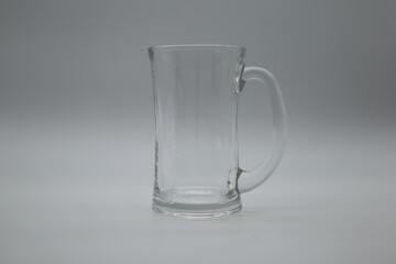 The commonly used glass is tall clear glass. It's both a beer mug and a drink,Include Clipping Path.