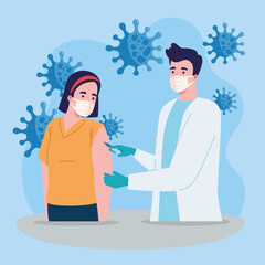 covid19 pandemic vaccinating