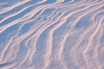 beautiful background of snow patterns