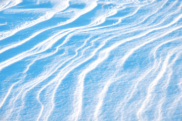 beautiful background of snow patterns