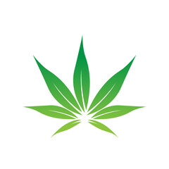 herb green leaf icon, symbol, mark, nature. and Eco icon green leaf vector illustration isolated design.