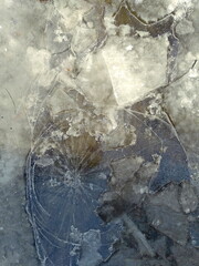 broken ice background