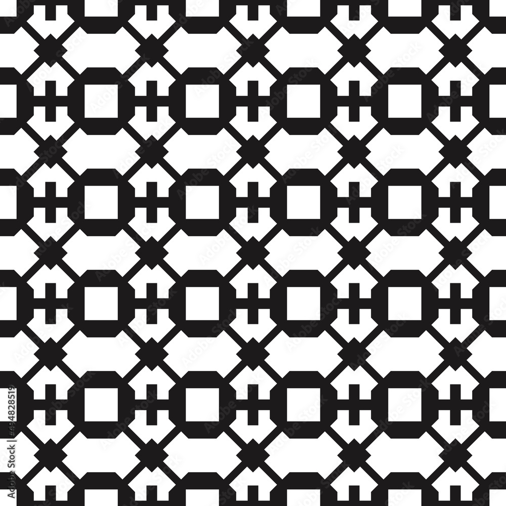 Aufkleber chain of repeating elements. vector seamless tiles.
