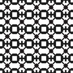 Chain of repeating elements. Vector seamless tiles.