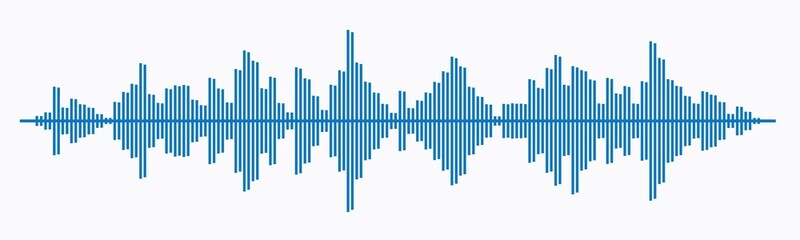 Waves of the equalizer isolated on background. EQ Vector