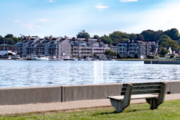 newport rhode island scenic views at harbour