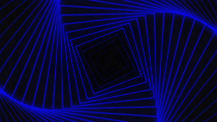Dark Blue square beautiful Visual Loops background concept