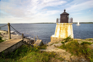 castle hill lighthouse in newport rhode island