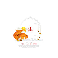 pohela boishakh greeting card background.