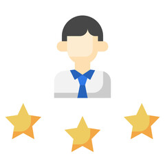 RATING flat icon,linear,outline,graphic,illustration