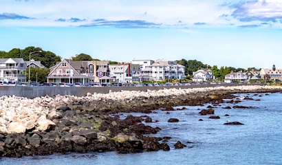 Poster coastline beaches scenes at narragansett rhode island © digidreamgrafix