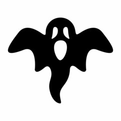 Fototapeta premium ghost flat style vector icon