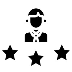 RATING glyph icon,linear,outline,graphic,illustration