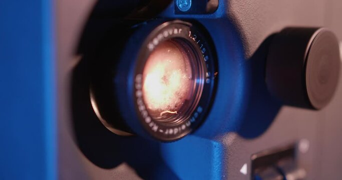 Super 8 Projector Lens Close up