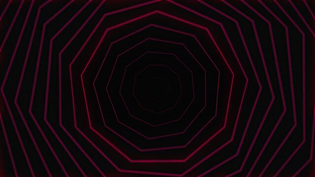 Dark red hexagon beautiful Visual Loops background concept