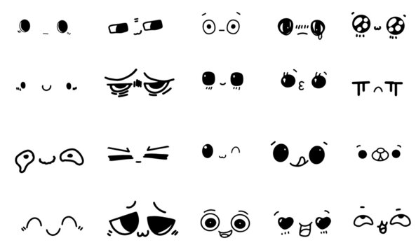 Premium Vector L Set Expression Mouth Anime Manga Cute, Vector, Design,  Illustration PNG and Vector with Transparent Background for Free Download