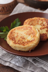 Traditional cuisine of Tver - potato pancake - kokorka