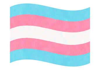 LGBTQプライドフラッグ：トランスジェンダー