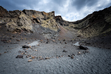 Inérieur du cratère de Los Cuervos © Paul
