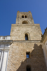 Fototapeta na wymiar Bell tower of Cathedral of Monreale, Sicily, Italy
