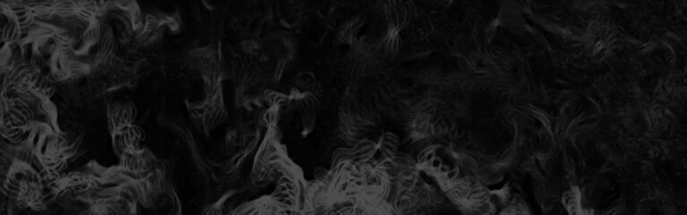 Black abstract light smoke background on black, black smoke love background On black solid 3D Illustration.