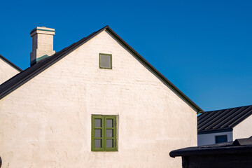 Fototapeta na wymiar Häuser an der dänischen Nordseeküste