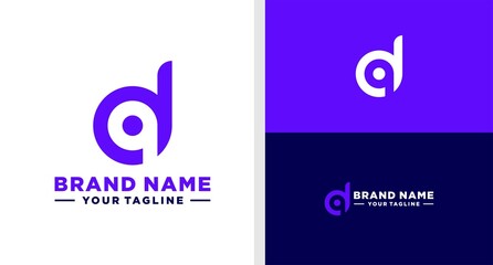 DQ LOGO MONOGRAM LOWERCASE EDITABLE